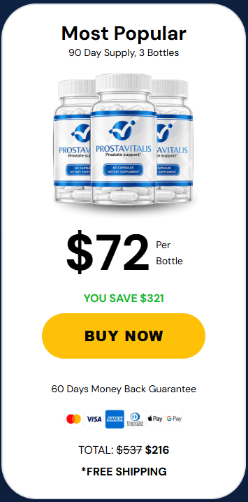 Buy ProstaVitalis 3 Bottle
